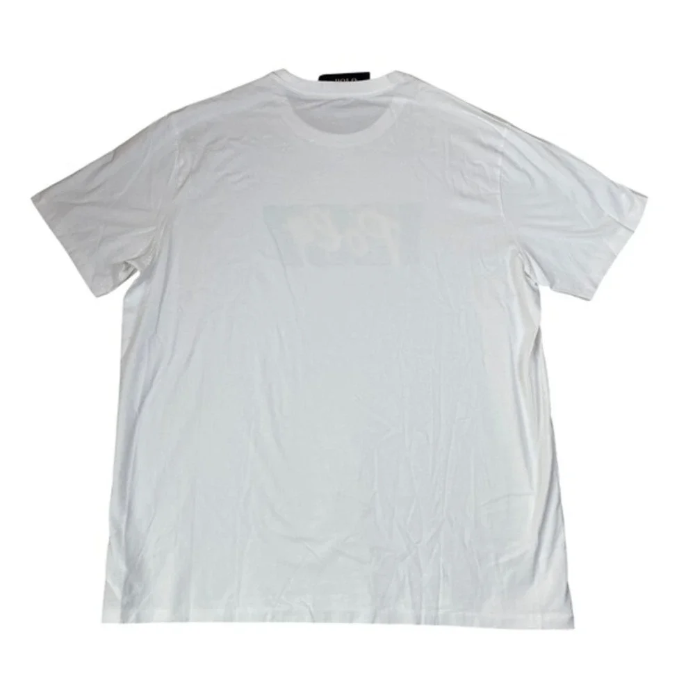 Polo Ralph Lauren Mens 1967 Logo Graphic Tee T-Shirt XXLT White Crew‎ Neck NWT